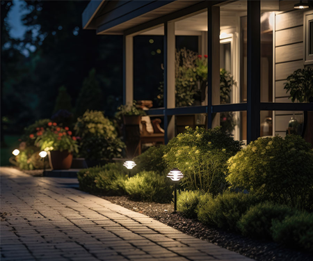 landscape lighting in chicago